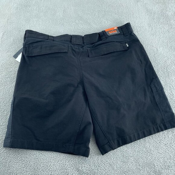 Bass Outdoor Pro Cargo Shorts 40 Black Cotton/Spandex Blend NWT 2565 - Picture 2 of 10